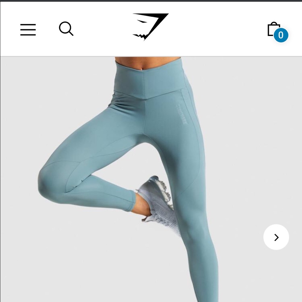 Gymshark Captivate Leggings - Turquoise